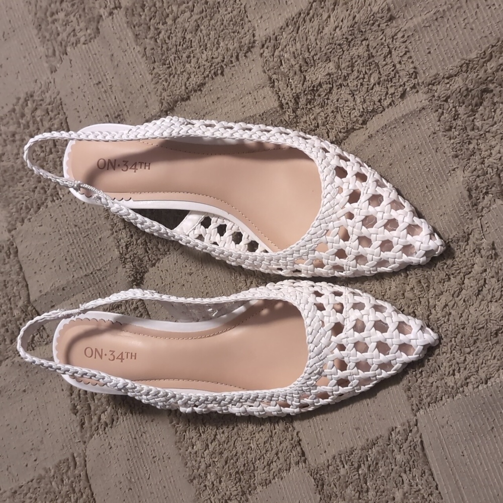 ON 34TH Monikaa Pointed- Toe Sling Back Pumps